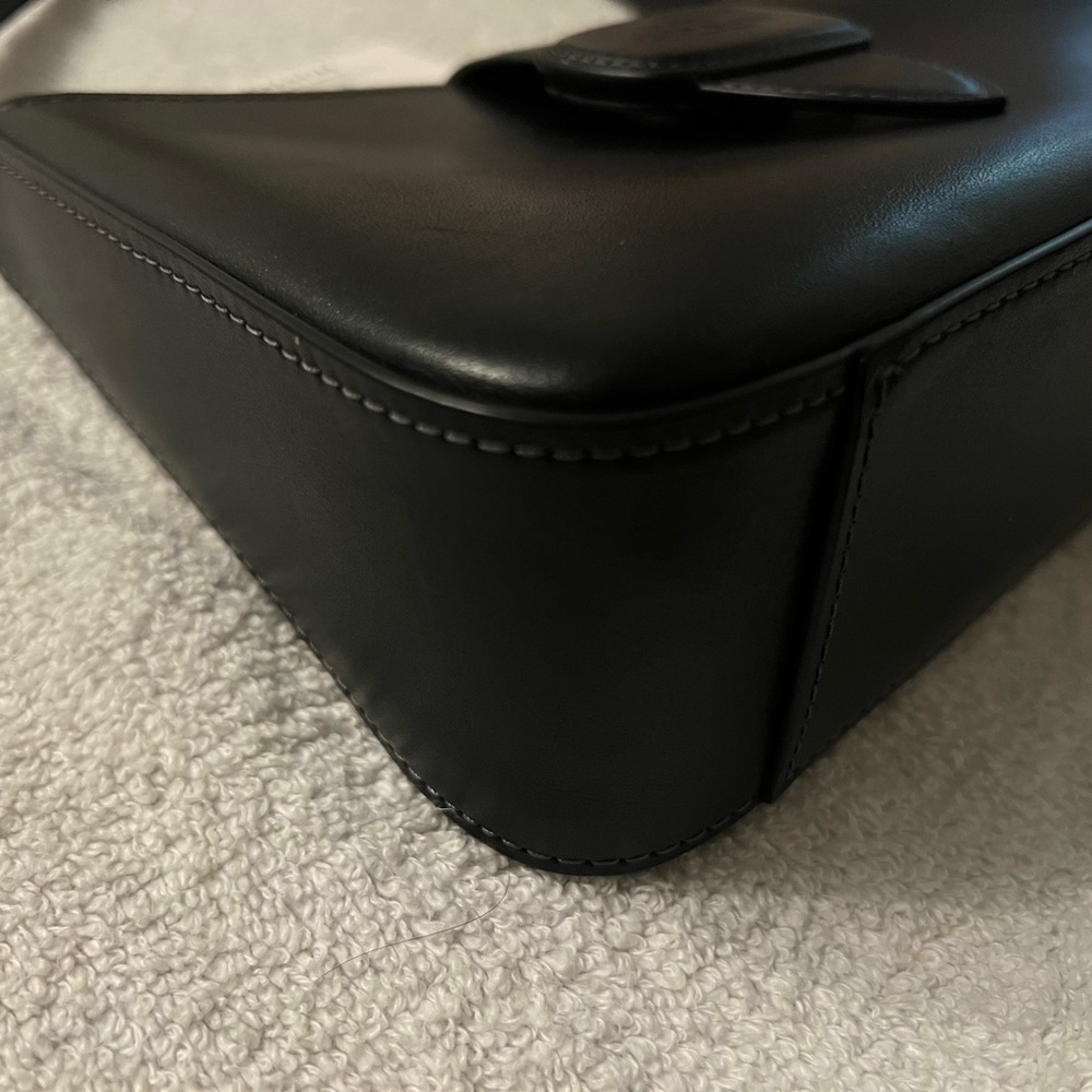Coach Eliza Black Leather Shoulder Bag - Picture 12 of 15